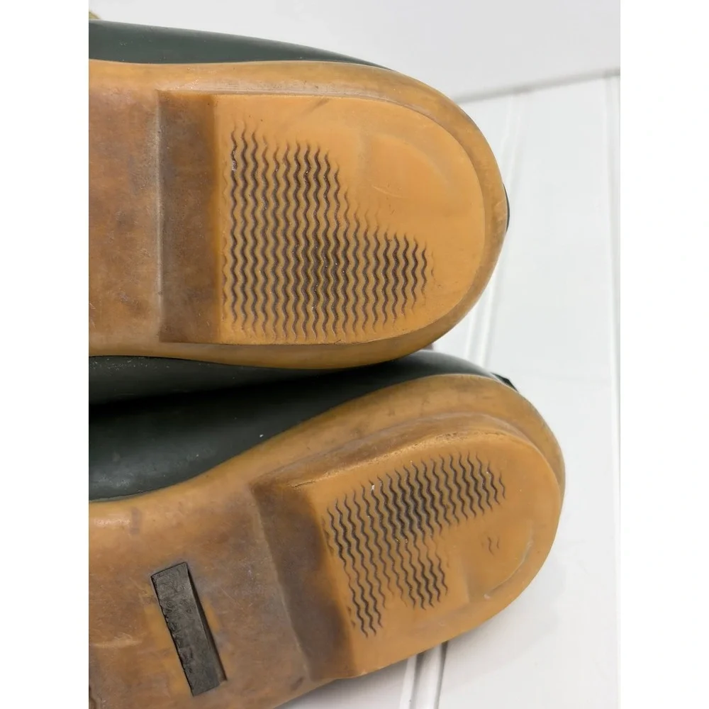 Sperry Top-Sider Duck Boots Brown Green Waterproof Cold‎ Bay Women's 6